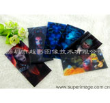 3D軟膠標牌 超薄軟光柵片 服裝箱包3D
